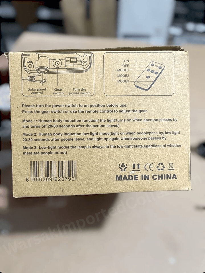 3D Solar Sensor Light