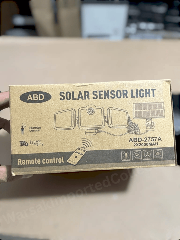 3D Solar Sensor Light