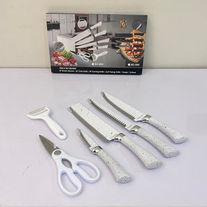 Zepter 6 Pcs Stainless Steel Non Stick Coating Kitchen Knife Set