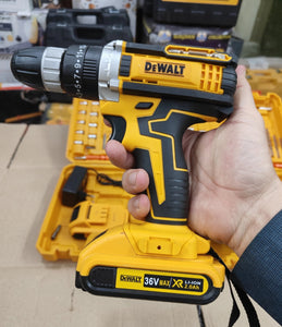 Dewalt 36V & 24V Hammer Drill with accessories