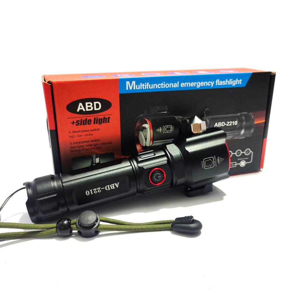 ABD Powerful 2-in-1 Emergency Flashlight & Charging Bank