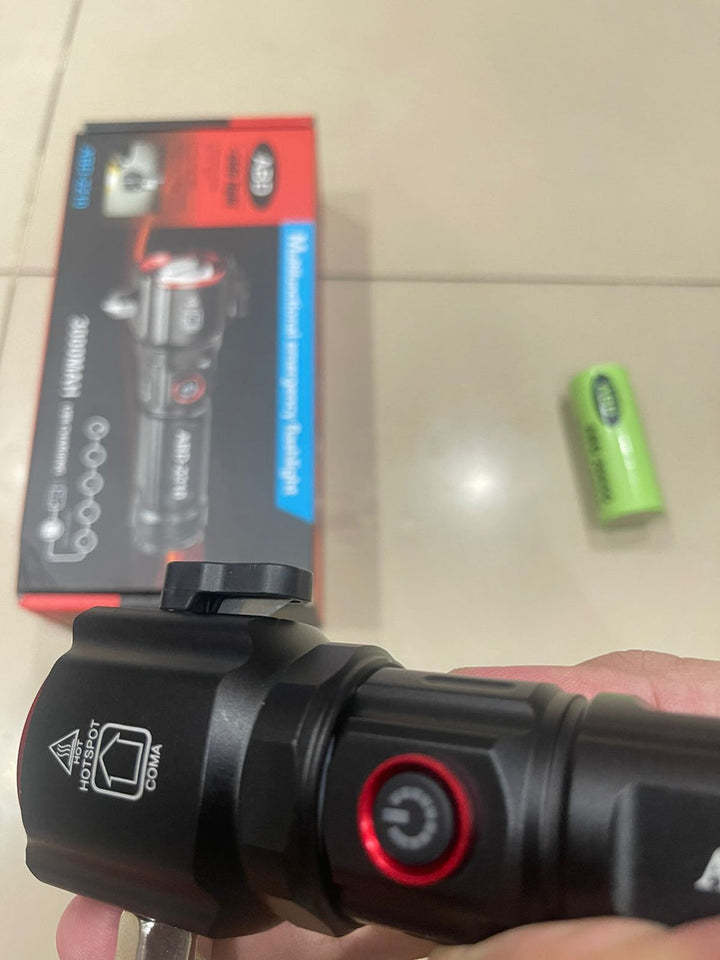 ABD Powerful 2-in-1 Emergency Flashlight & Charging Bank