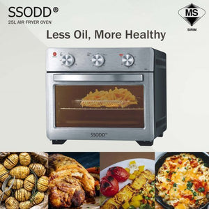 SSODD 3-Knobs Air Fryer Oven 25L