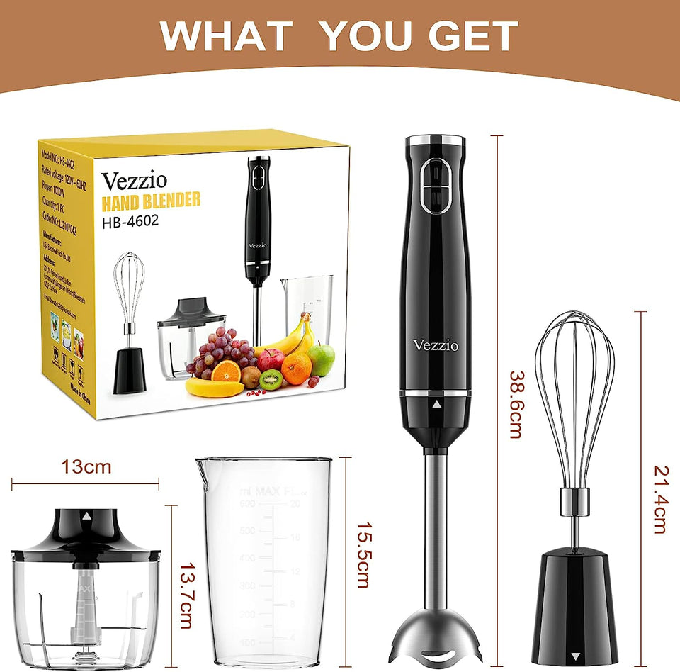 VEZZIO Hand Blender Set