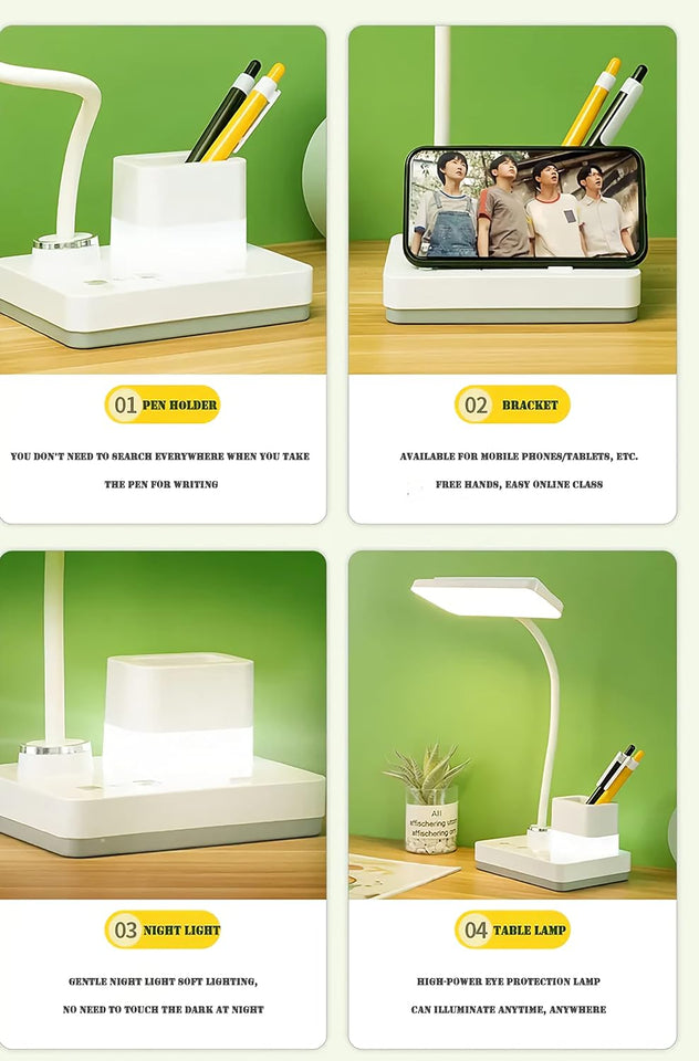 👉Lot Imported Rechargeable Touch Control Study Table Lamp 🔥