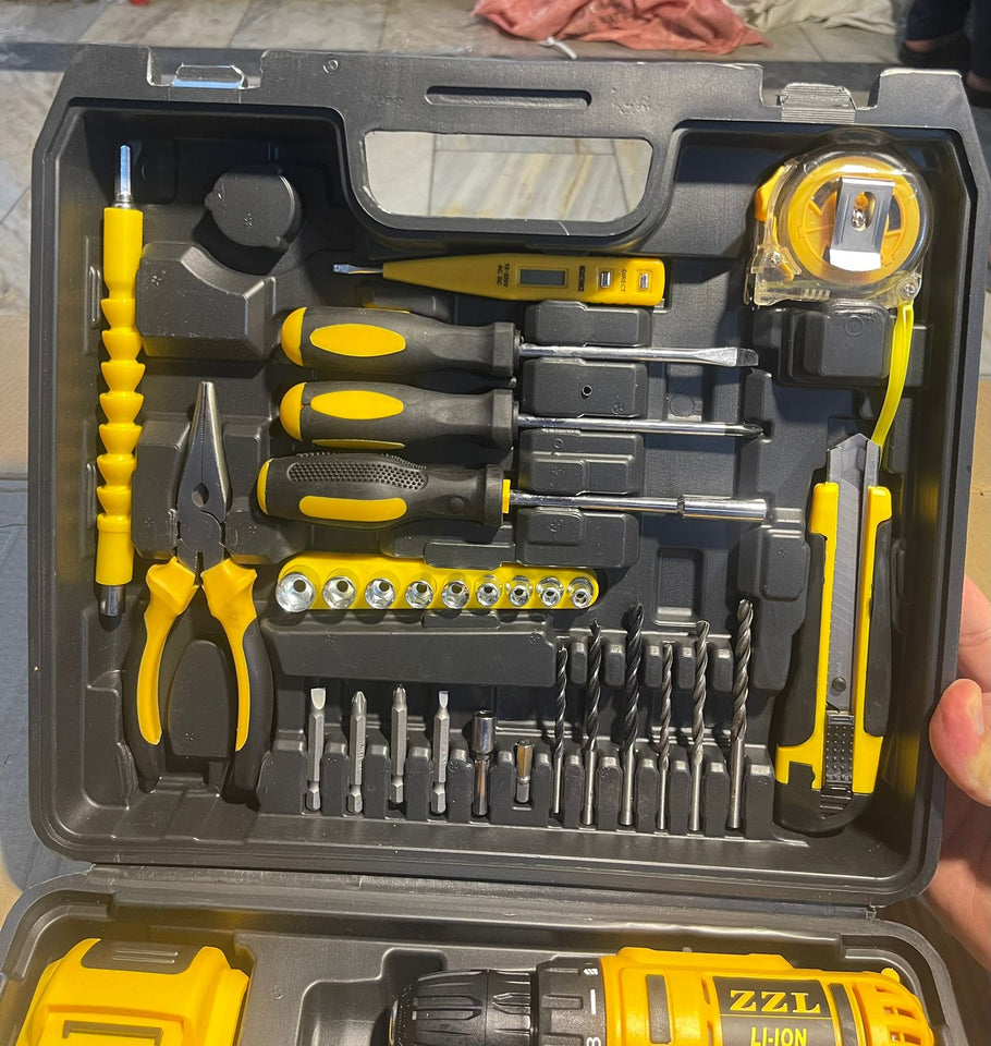 34 Pc Rechargeable Drill Set