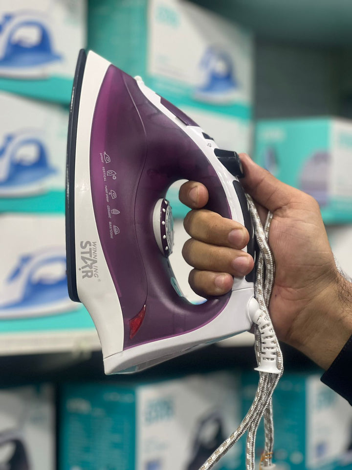 Winning Star Steam Iron--with 3 year Warranty