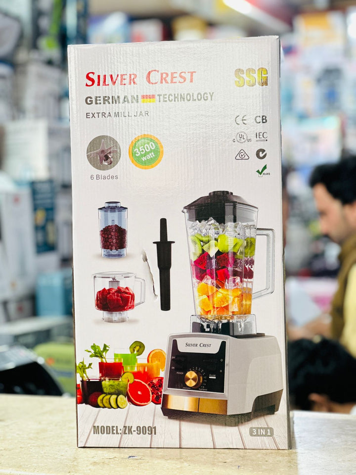 3 in 1 Silver Crest Blender ZK-9091 German Technology