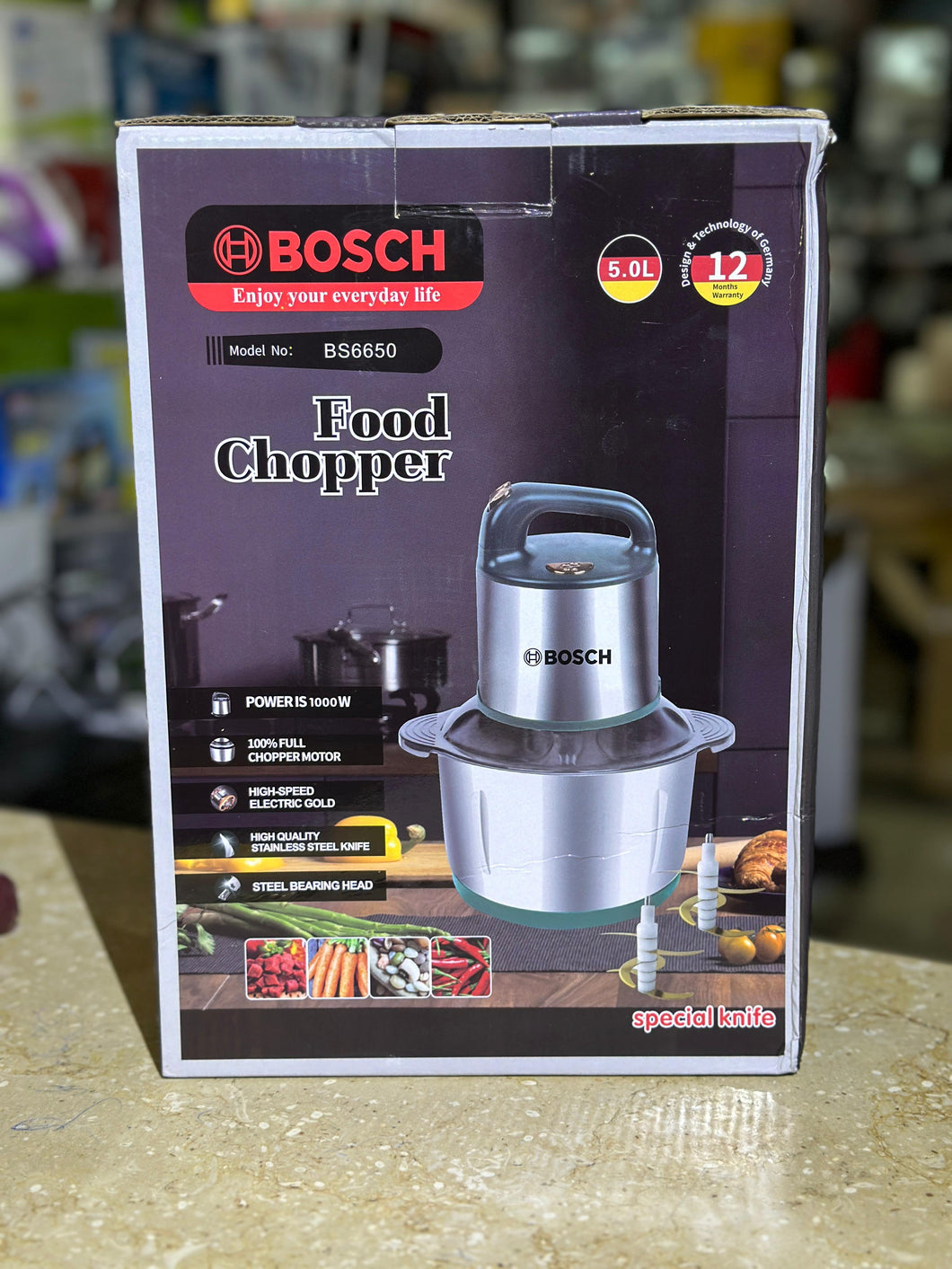 BOSCH FOOD CHOPPER BS-6650