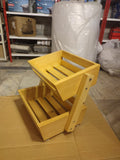 Wooden Veggie & Fruit Basket Stand